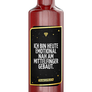 Ich bin heute emotional nah am Mittelfinger gebaut.