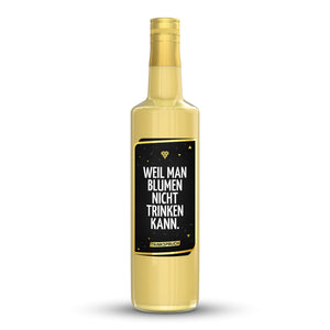 Weil man Blumen nicht trinken kann.